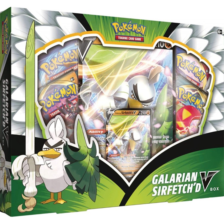 Pokemon TCG Galarian Sirfetch'd V Box