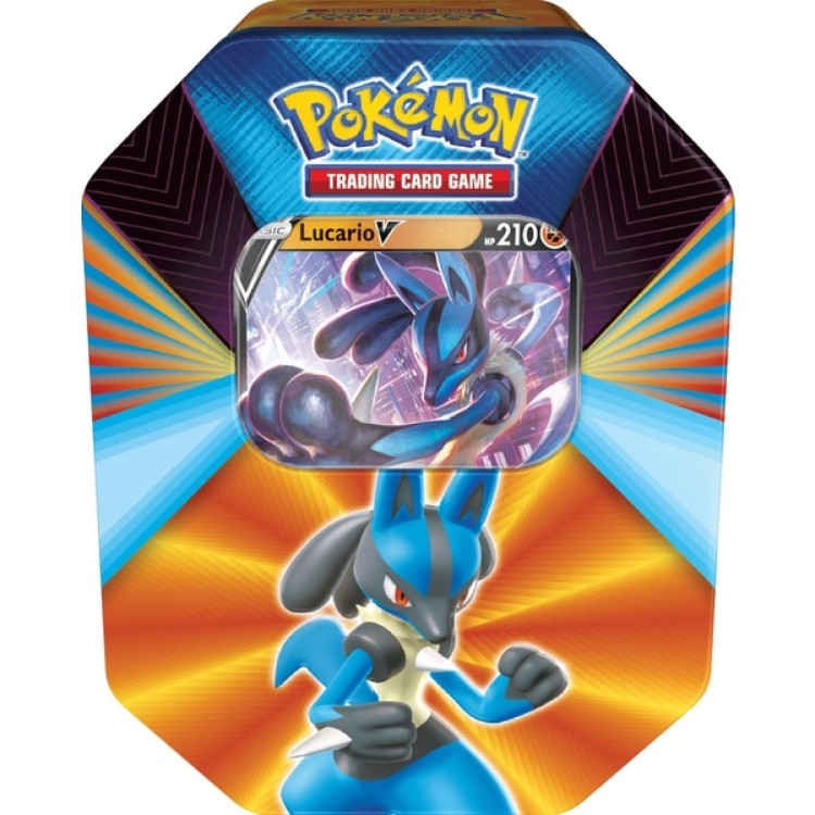 Pokemon TCG V Forces Spring Tin - Lucario