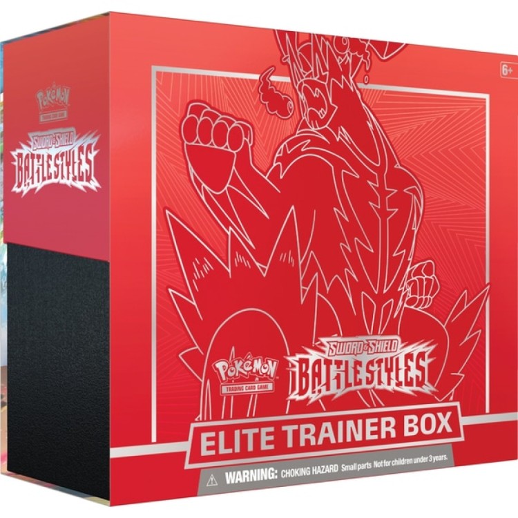 Pokemon TCG Sword & Shield Battle Styles Elite Trainer Box - Red