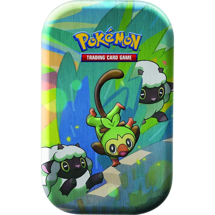 Pokemon TCG Galar Pals Mini Tin - Grookey and Wooloo Design