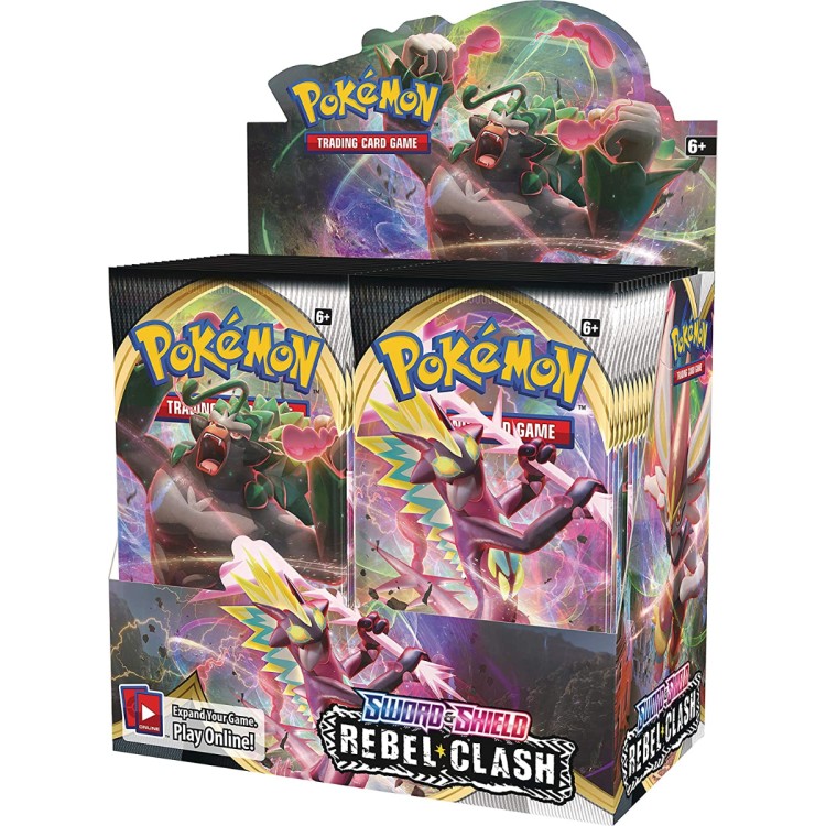 Pokemon TCG Sword & Shield Rebel Clash Booster Pack (One Pack Supplied)
