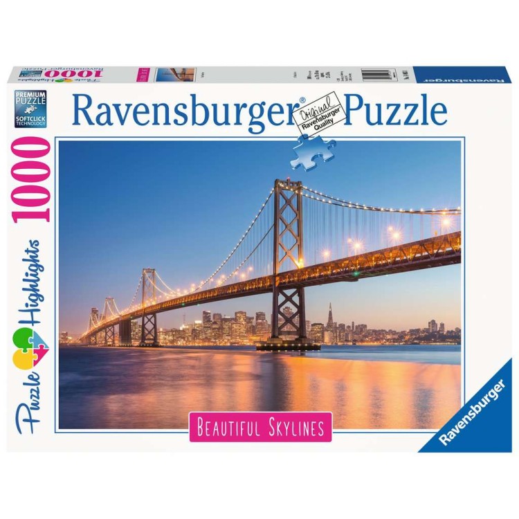 Ravensburger Beautiful Skyline San Francisco 1000 Piece Jigsaw Puzzle