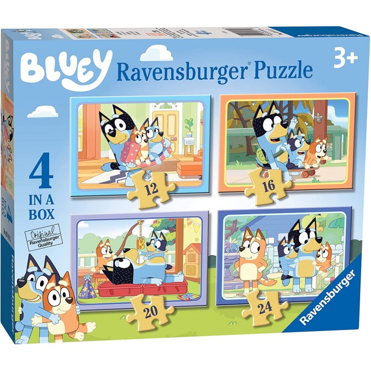Ravensburger Bluey Four in a Box Jigsaw Puzzles