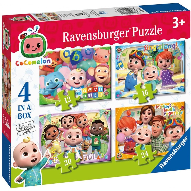 Ravensburger Cocomelon Four in a Box Jigsaw Puzzles