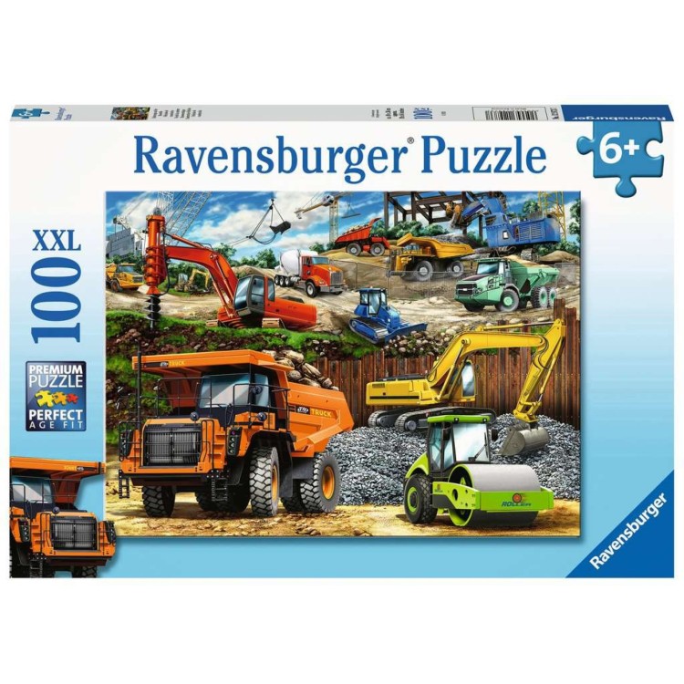 Ravensburger Construction Vehicles 100 XXL Piece Jigsaw Puzzle