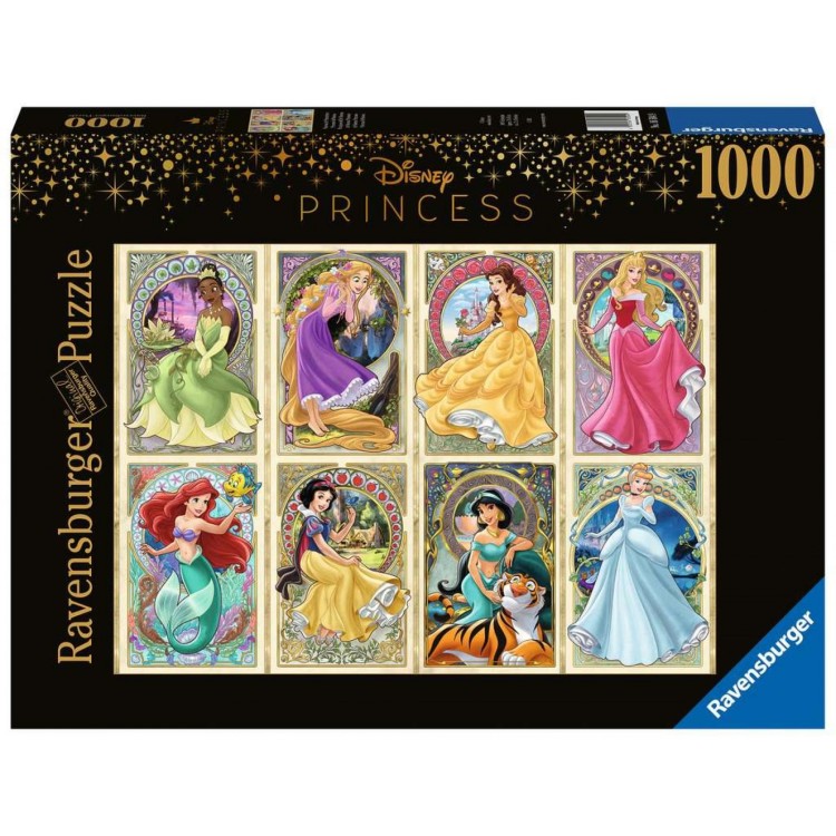 Ravensburger Disney Art Nouveau Princess 1000 Piece Jigsaw Puzzle