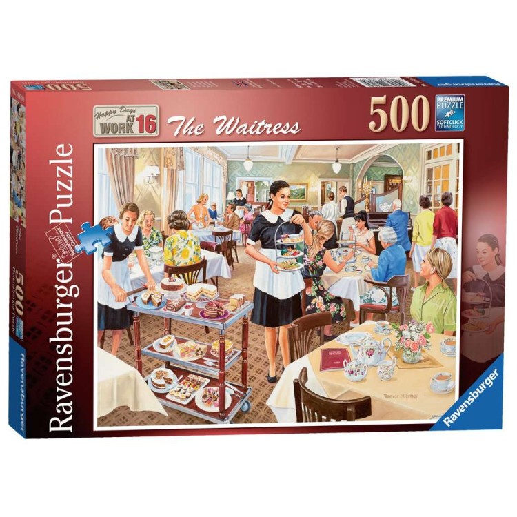 Ravensburger Happy Days at Work The Waitress 500 Piece Jigsaw Puzzle