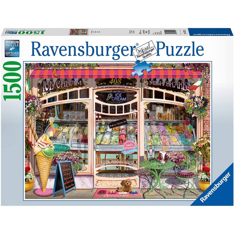 Ravensburger Ice Cream Shop 1500 Piece Jigsaw Puzzle