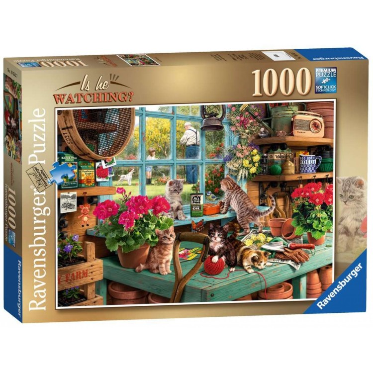 Ravensburger Is He Watching? 1000 Piece Jigsaw Puzzle