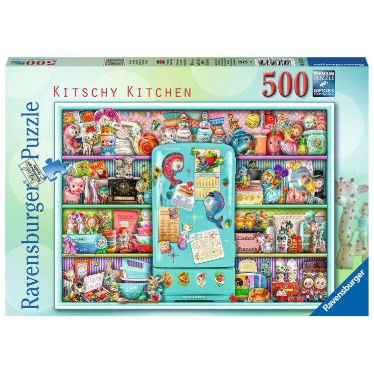 Ravensburger Kitschy Kitchen 500 Piece Jigsaw Puzzle