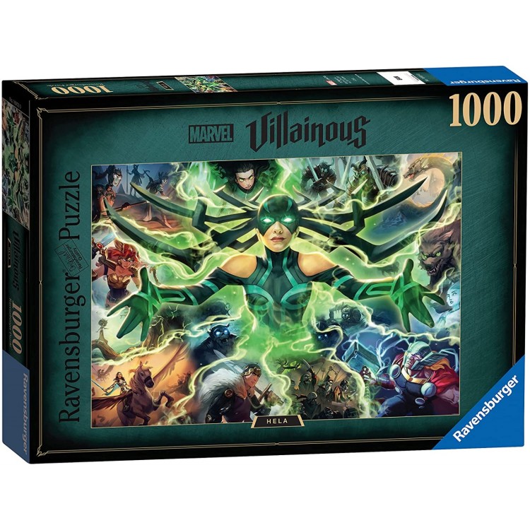 Ravensburger Marvel Villainous Hela 1000 Piece Jigsaw Puzzle