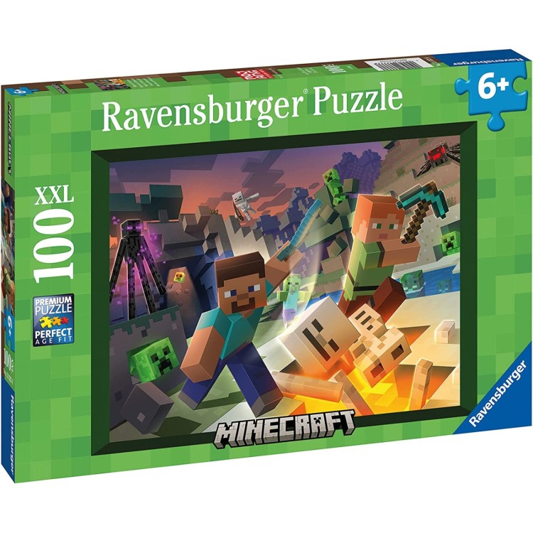 Ravensburger 100 XXL Piece Jigsaw Puzzle - Minecraft Monster