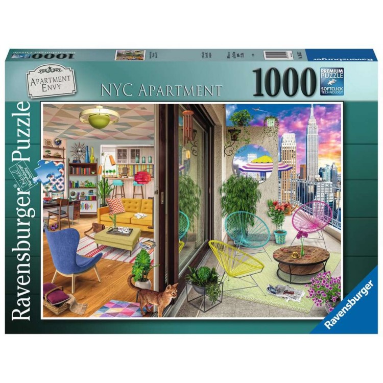 Ravensburger NYC Apartment Vision 1000 Piece Jigsaw Puzzle