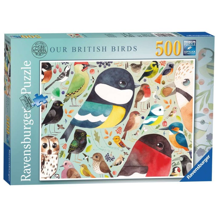 Ravensburger Our British Birds 500 Piece Jigsaw Puzzle