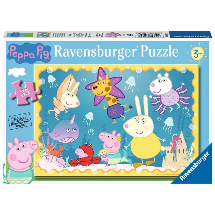 Ravensburger Peppa Pig Underwater Adventure 35 Piece Jigsaw Puzzle
