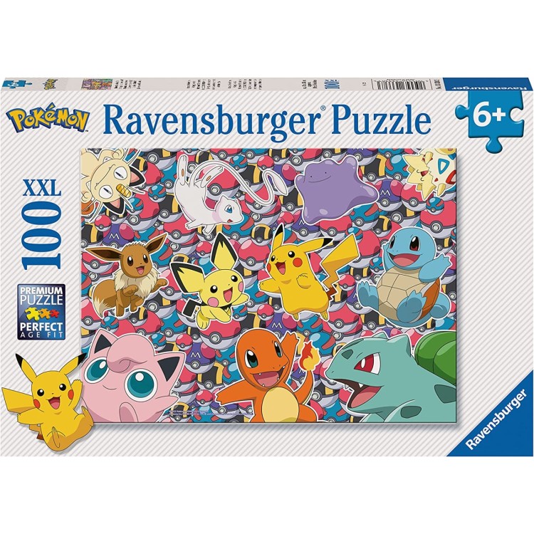 Ravensburger Pokemon Ready to Battle! 100 XXL Piece Jigsaw Puzzle