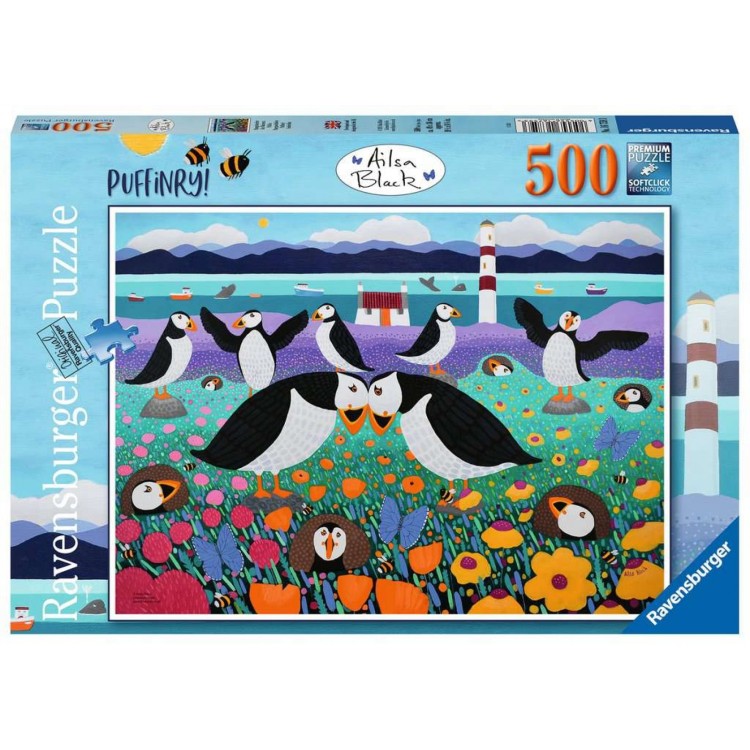 Ravensburger Puffinry! 500 Piece Jigsaw Puzzle