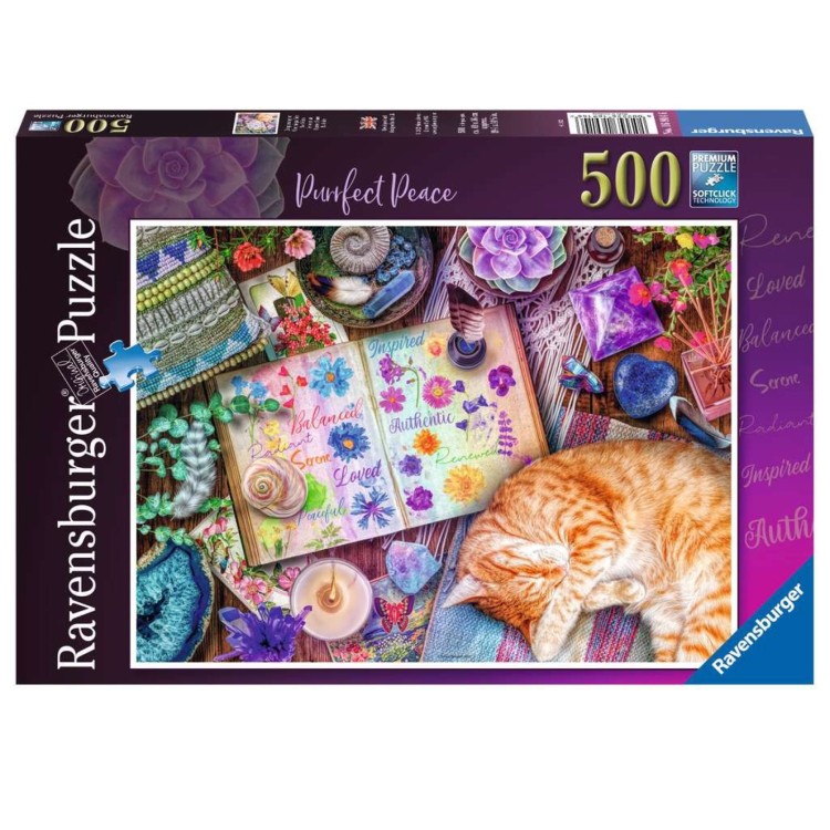 Ravensburger Purrfect Peace 500 Piece Jigsaw Puzzle