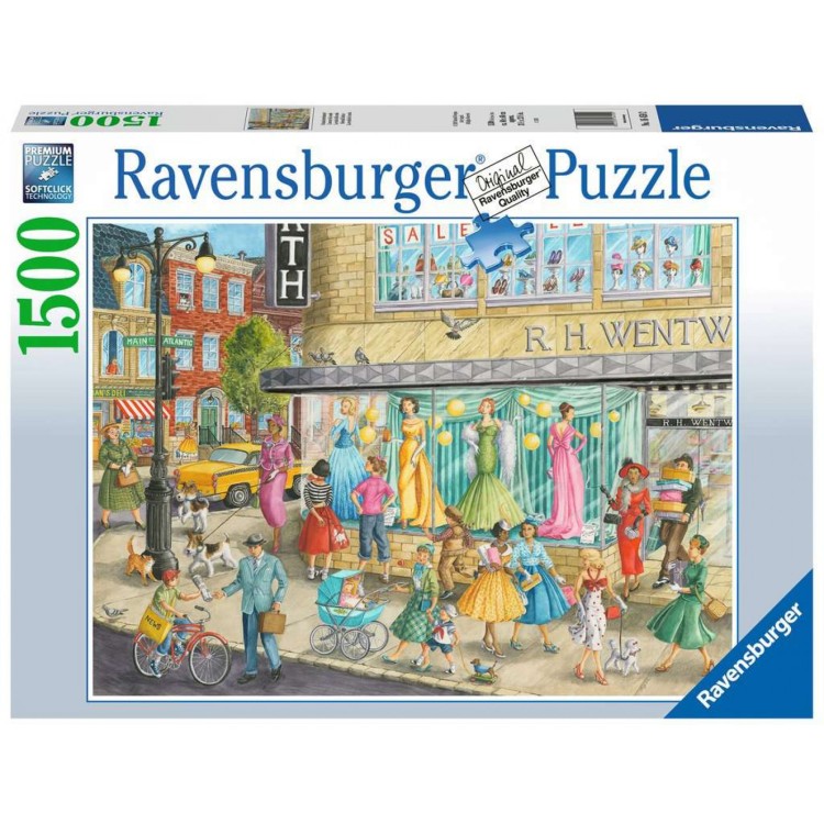 Ravensburger Sidewalk Fashion 1500 Piece Jigsaw Puzzle