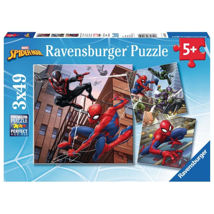 Ravensburger Spider-Man 3 x 49 Piece Jigsaw Puzzles