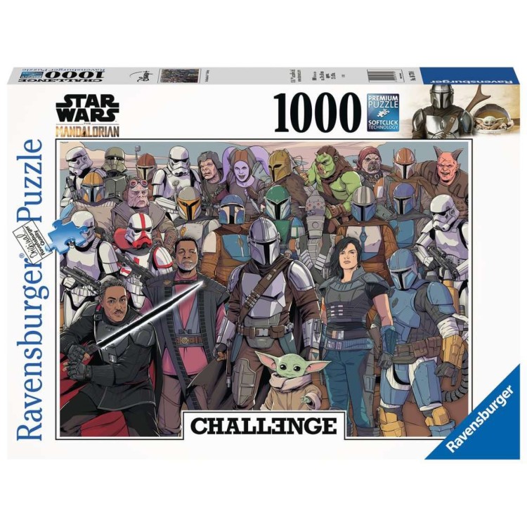 Ravensburger Star Wars The Mandalorian Challenge 1000 Piece Jigsaw Puzzle