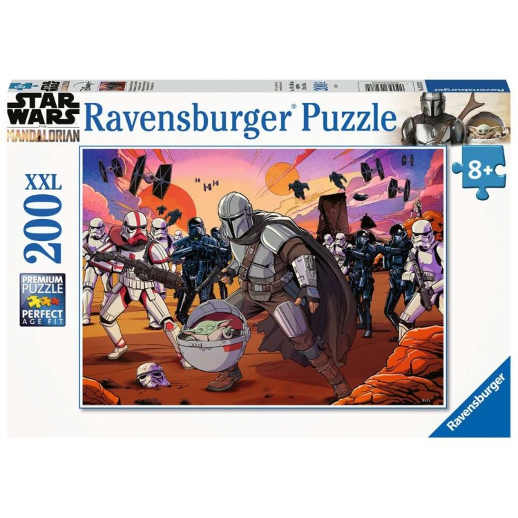 Ravensburger Star Wars The Mandalorian Face-Off 200 XXL Piece Jigsaw Puzzle