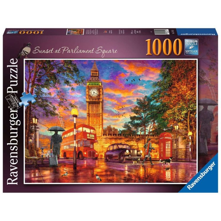 Ravensburger Sunset at Parliament Square 1000 Piece Jigsaw Puzzle