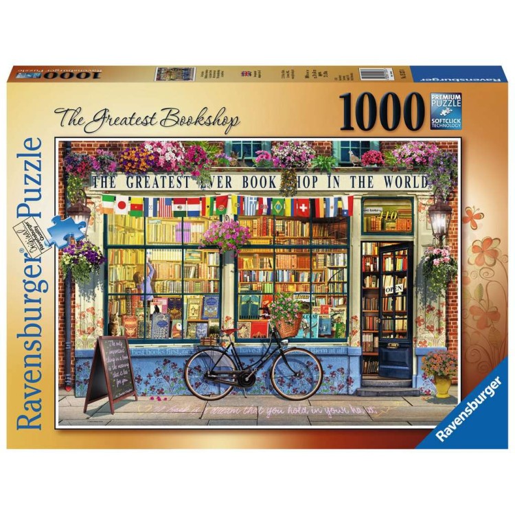 Ravensburger The Greatest Bookshop 1000 Piece Jigsaw Puzzle