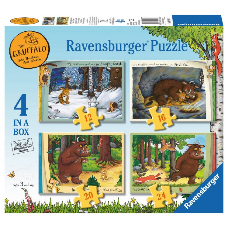 Ravensburger The Gruffalo 4 in a Box Jigsaw Puzzles