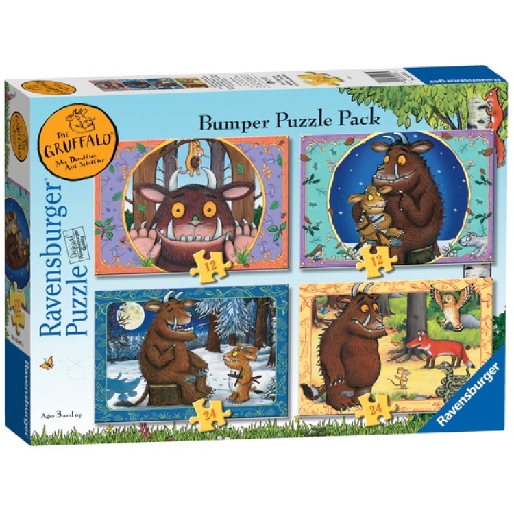Ravensburger The Gruffalo Four in a Box Bumper Puzzle Pack