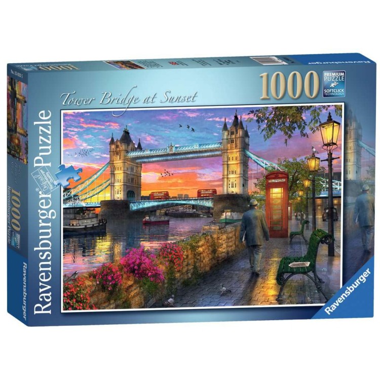 Ravensburger Tower Bridge at Sunset 1000 Piece Jigsaw Puzzle