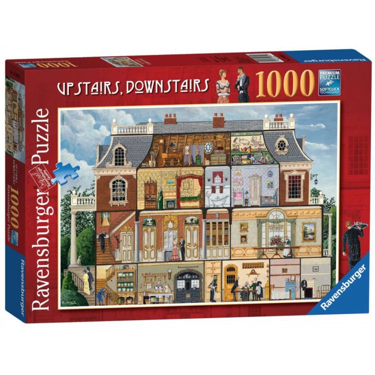 Ravensburger Upstairs, Downstairs 1000 Piece Jigsaw Puzzle