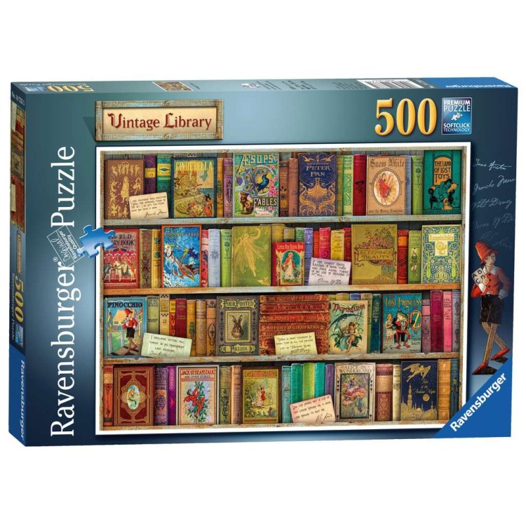 Ravensburger Vintage Library 500 Piece Jigsaw Puzzle