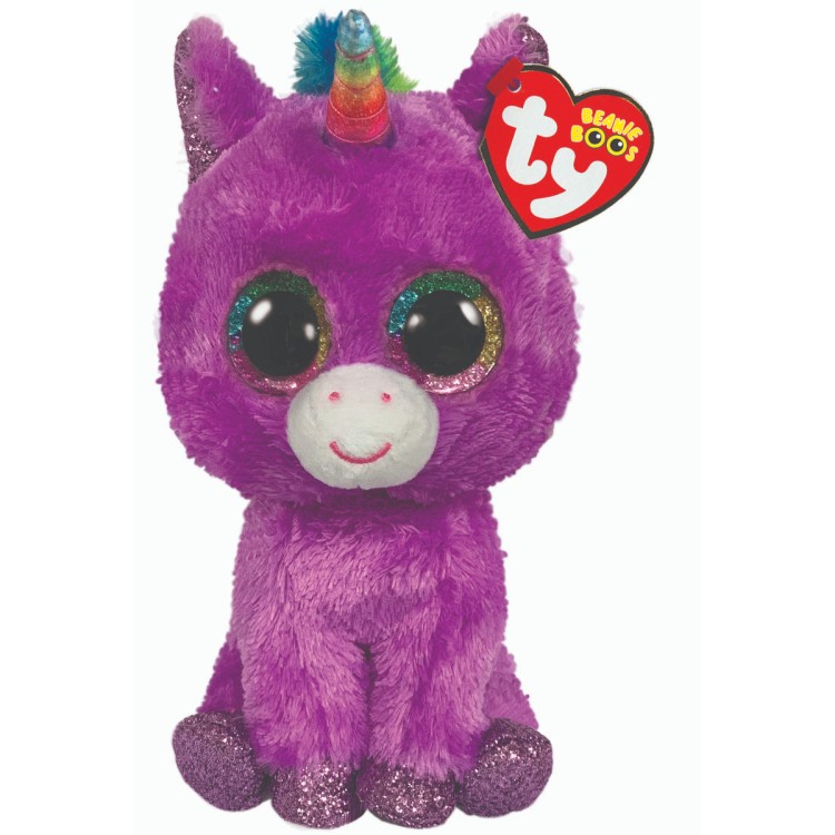 TY Rosette the Unicorn Beanie Boo Regular Size