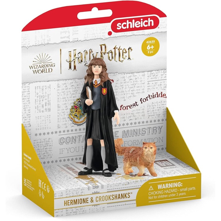 Schleich Harry Potter Wizarding World - Hermione Granger & Crookshanks Figures