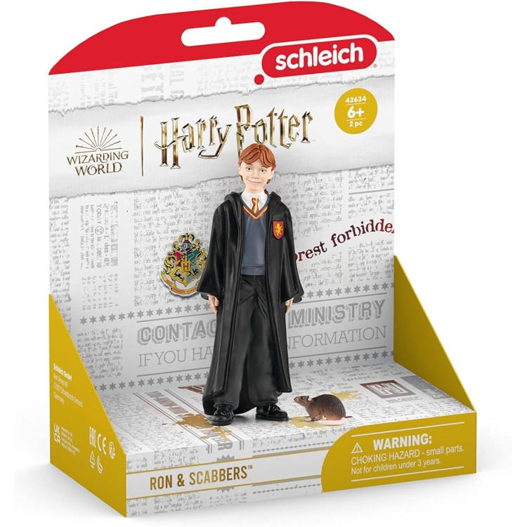 Schleich Harry Potter Wizarding World - Ron Weasley & Scabbers Figures