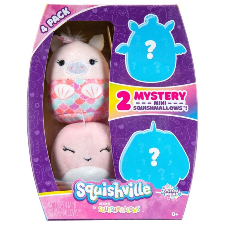 Squishville Mystery Mini Squishmallows Pack of 4 - Mystical Squad