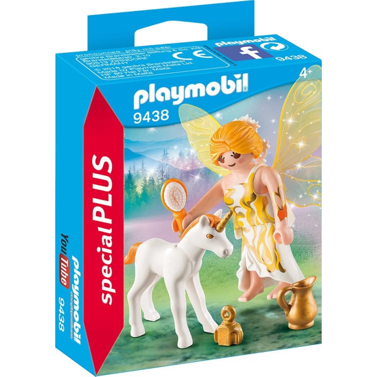 Playmobil 9438 Special Plus Sun Fairy With Unicorn Foal
