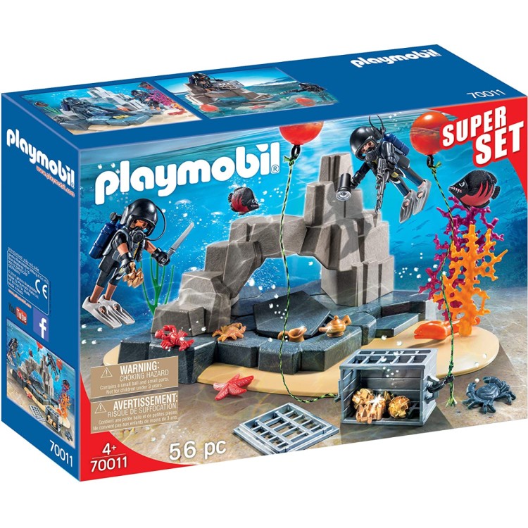 Playmobil 70011 Super Set Police Tactical Dive Unit 