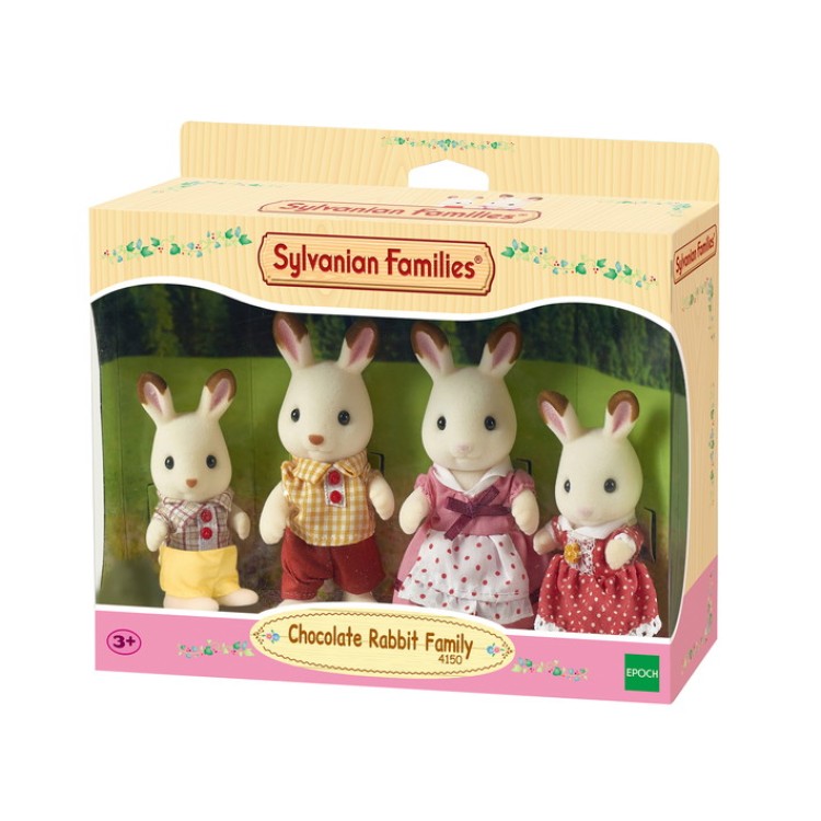 Sylvanian Families Chocolate Rabbit Family