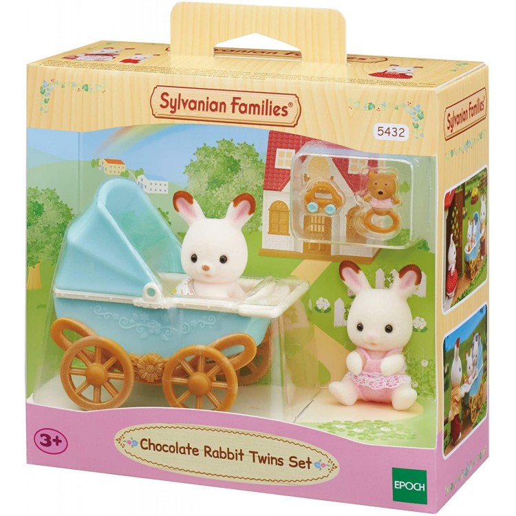 Sylvanian Families Chocolate Rabbit Twins Set