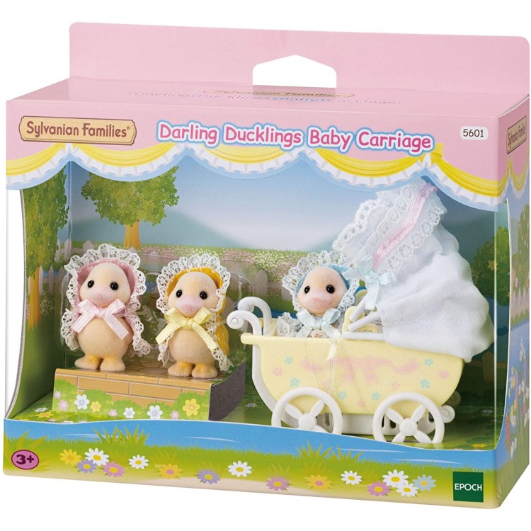 Sylvanian Families Darling Ducklings Baby Carriage