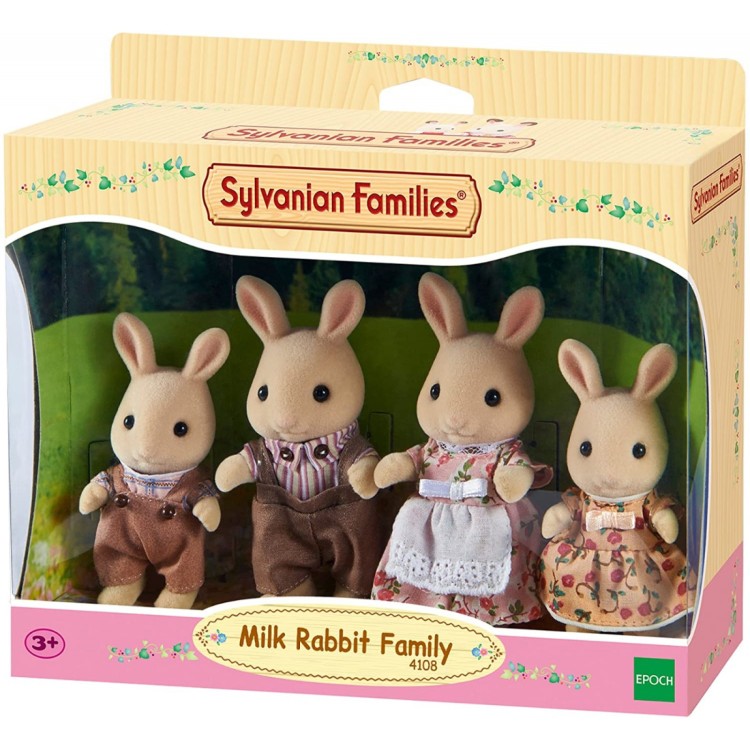 Sylvanian Families Milk Rabbit Family Set