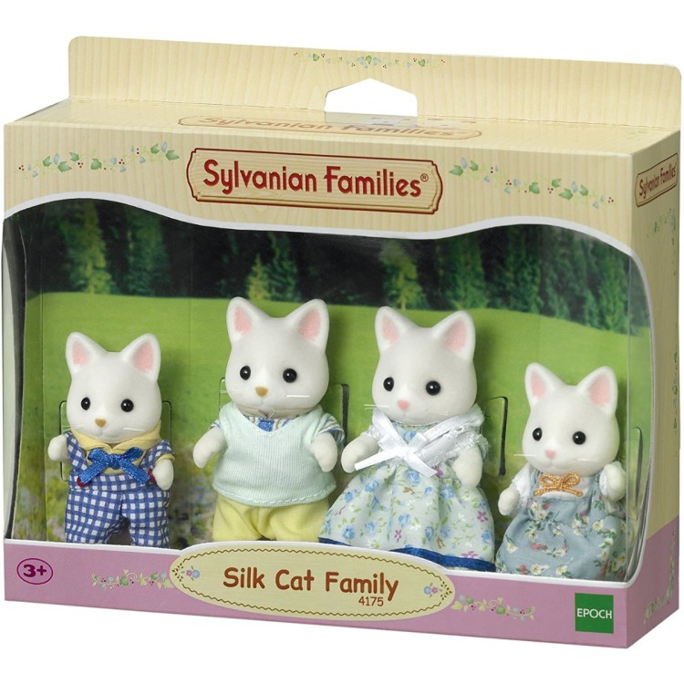 Sylvanian Families Silk Cat Family