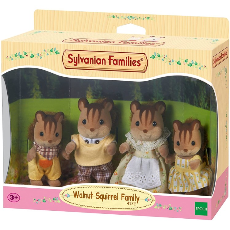 Sylvanian Families Walnut Squirrel Family