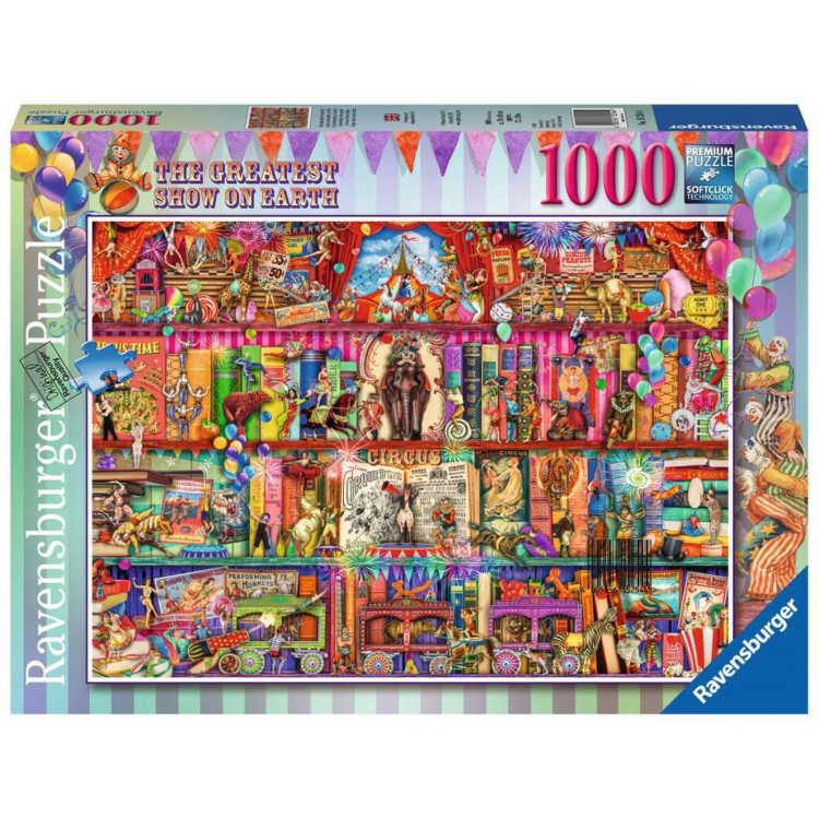 Ravensburger The Greatest Show On Earth 1000 Piece Jigsaw Puzzle