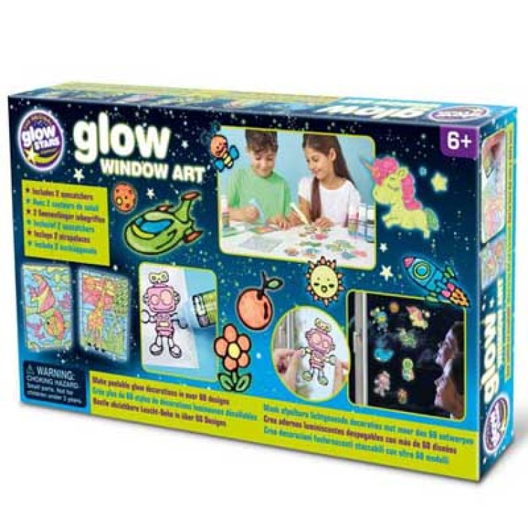 The Original Glow Stars Glow Window Art Set