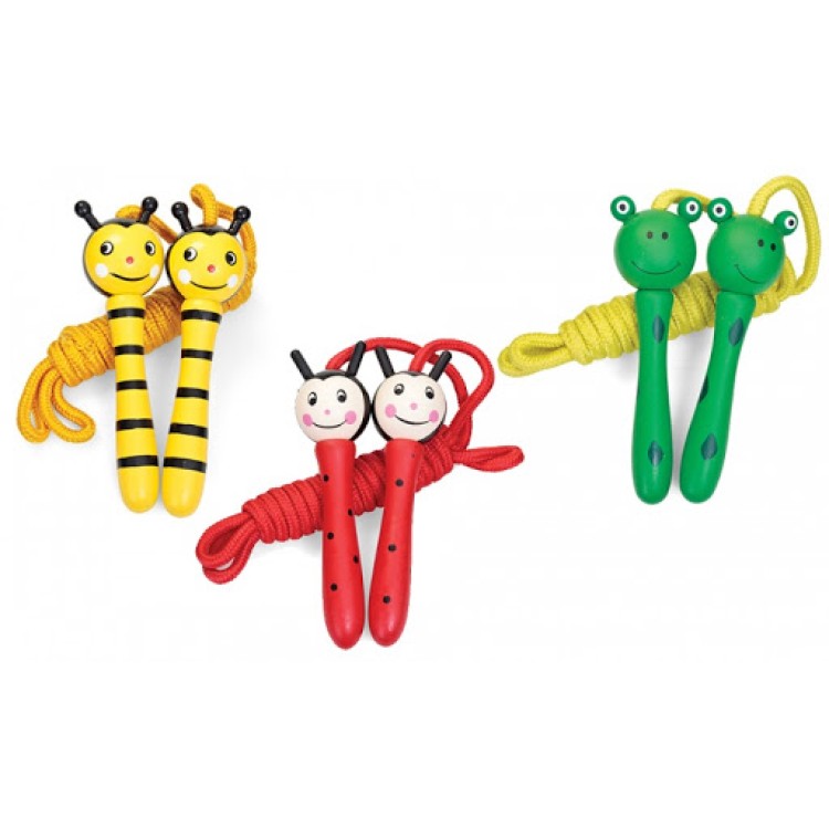 Tobar Wooden Skipping Rope Assorted (One Supplied)