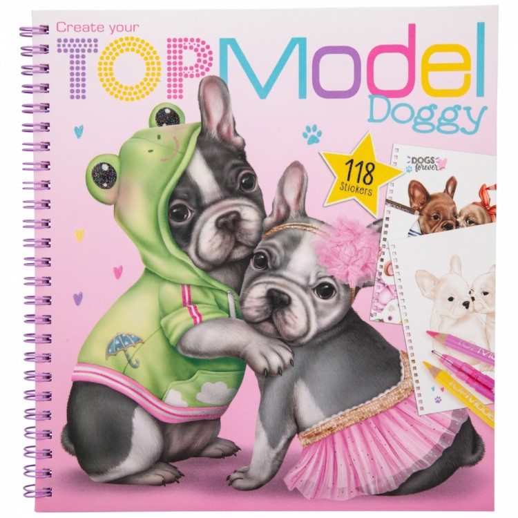 Top Model Create Your Doggy Colouring Book