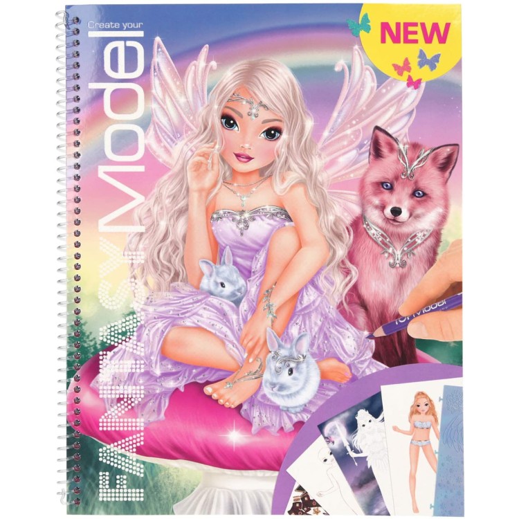 Top Model Create Your Fantasy Model Colour and Design Book